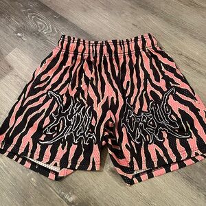 Kill Crew Black and Pink Athletic Shorts
